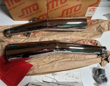 Sito Auspuff Schalldämpfer Yamaha XJ550 4V8 exhaust silencer NOS
