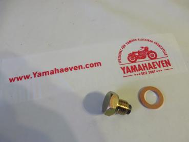 Yamaha Ölablassschraube Chappy LB50 LB80 Bop LB3-M LB3-80 DT50M RD50M TY50M Ölablaßschraube magnetisch