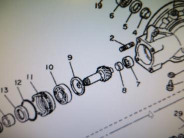 Yamaha Kardanantrieb Lager XV500 XV535 Virago XVS650 Drag Star 93306-30539 Original