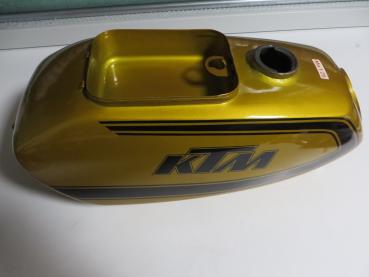 KTM Comet Grand Prix 50 RS Tank Benzintank Gold Original NOS