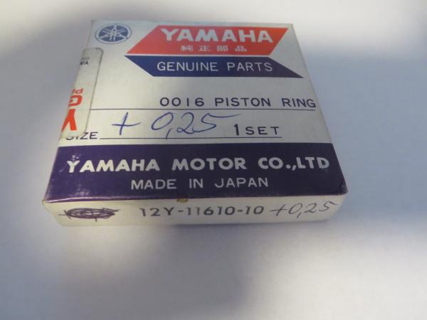 Yamaha Kolbenringe DT50 MX DT50R Übermaß 0.25mm Piston Rings 12Y-11610-10 Original Neu