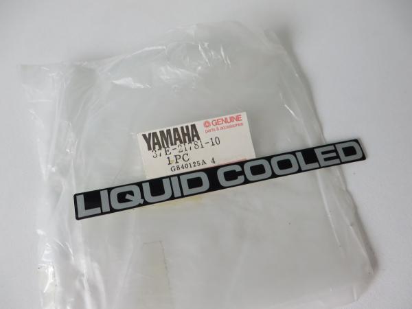 Yamaha Aufkleber Seitenverkleidung Liquid cooled DT80 LCII sticker side cover 37E-21781-10 NOS