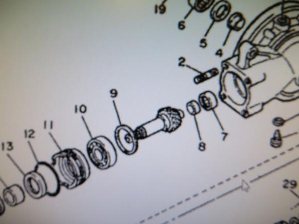 Yamaha Kardanantrieb Lager XV500 XV535 Virago XVS650 Drag Star 93306-30539 Original
